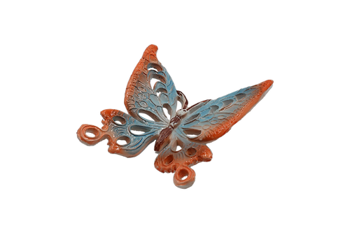 Farfalla Multicolorata Traforata-Souvenir