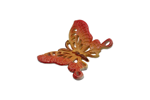 Farfalla Multicolorata Traforata-Souvenir